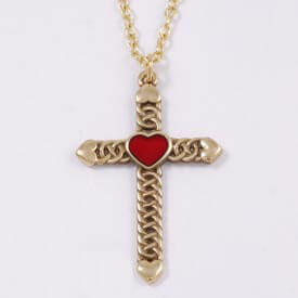 Cross red enamel (BZX09)
