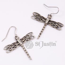 Dragonfly drop earrings (PE722) - Afbeelding 2