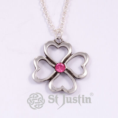 Heart flower pendant (PN731) - Afbeelding 3