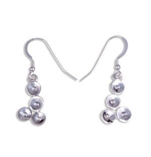 Molecules drop earrings (SE39)