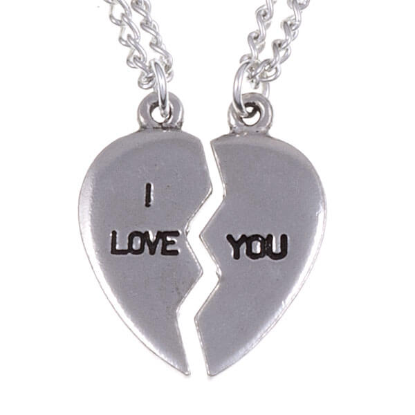 Broken hearts- I love you pendants (PN195)