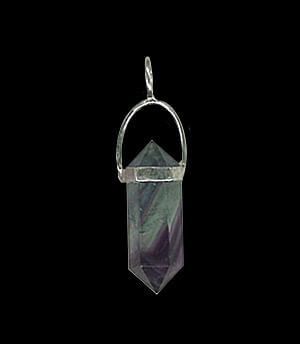 Rainbow Fluorite pendulum Pendant (CRYS-6)