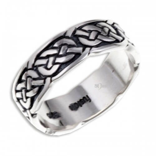 Pictish Knot zilveren ring
