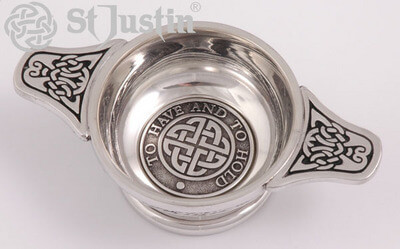 Wedding Vow Quaich (QU130) - Afbeelding 2