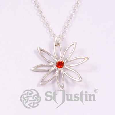 Seven petal flower (small) (SP528FO)