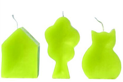 tree house animal candles