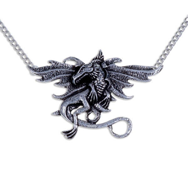 Dragon in flight pendant (PN87)