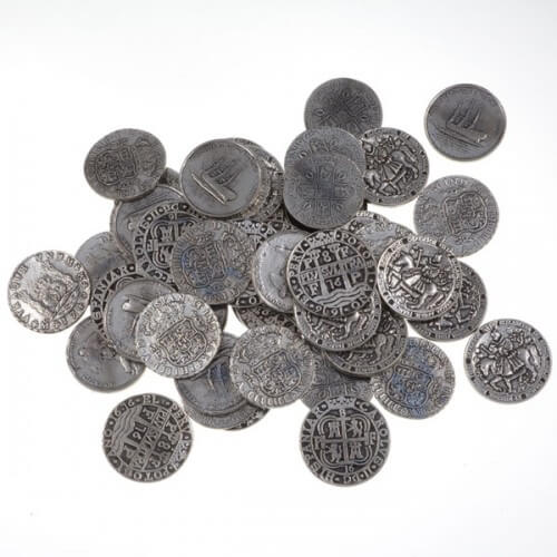 Set van 50 Pirate Coins