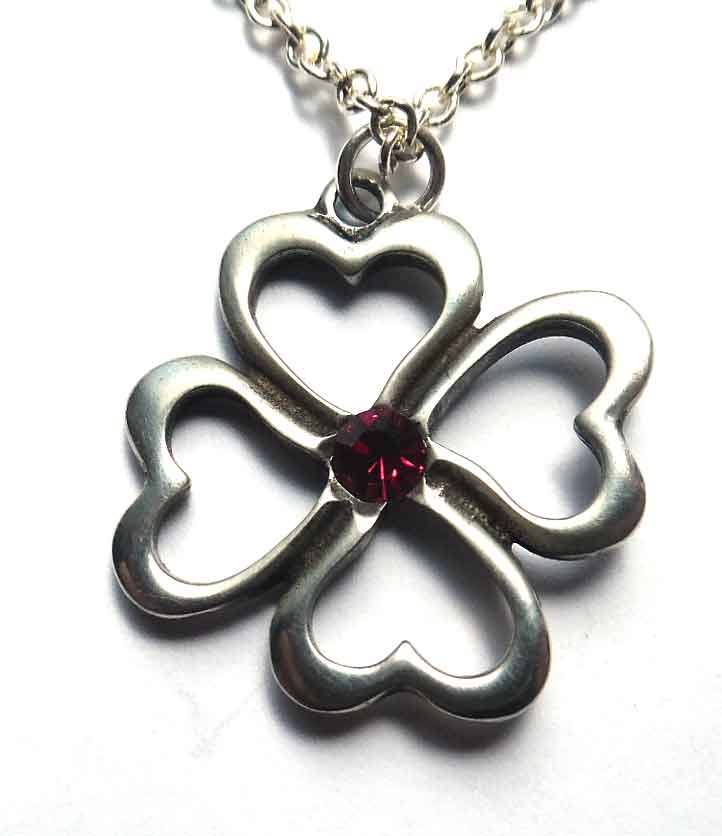 Heart flower pendant (PN731) - Afbeelding 2