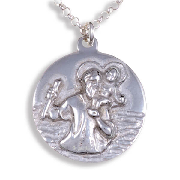 St Christopher pendant small (DCP34)