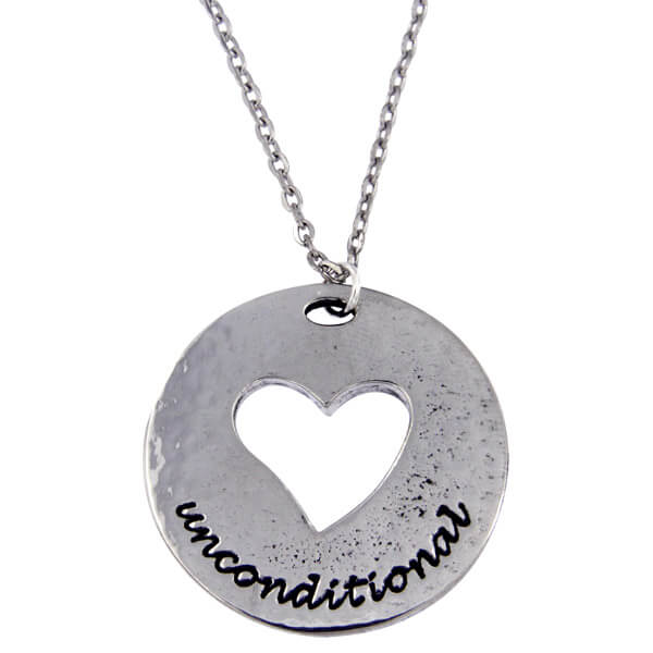 Unconditional love heart pendant (PN969)