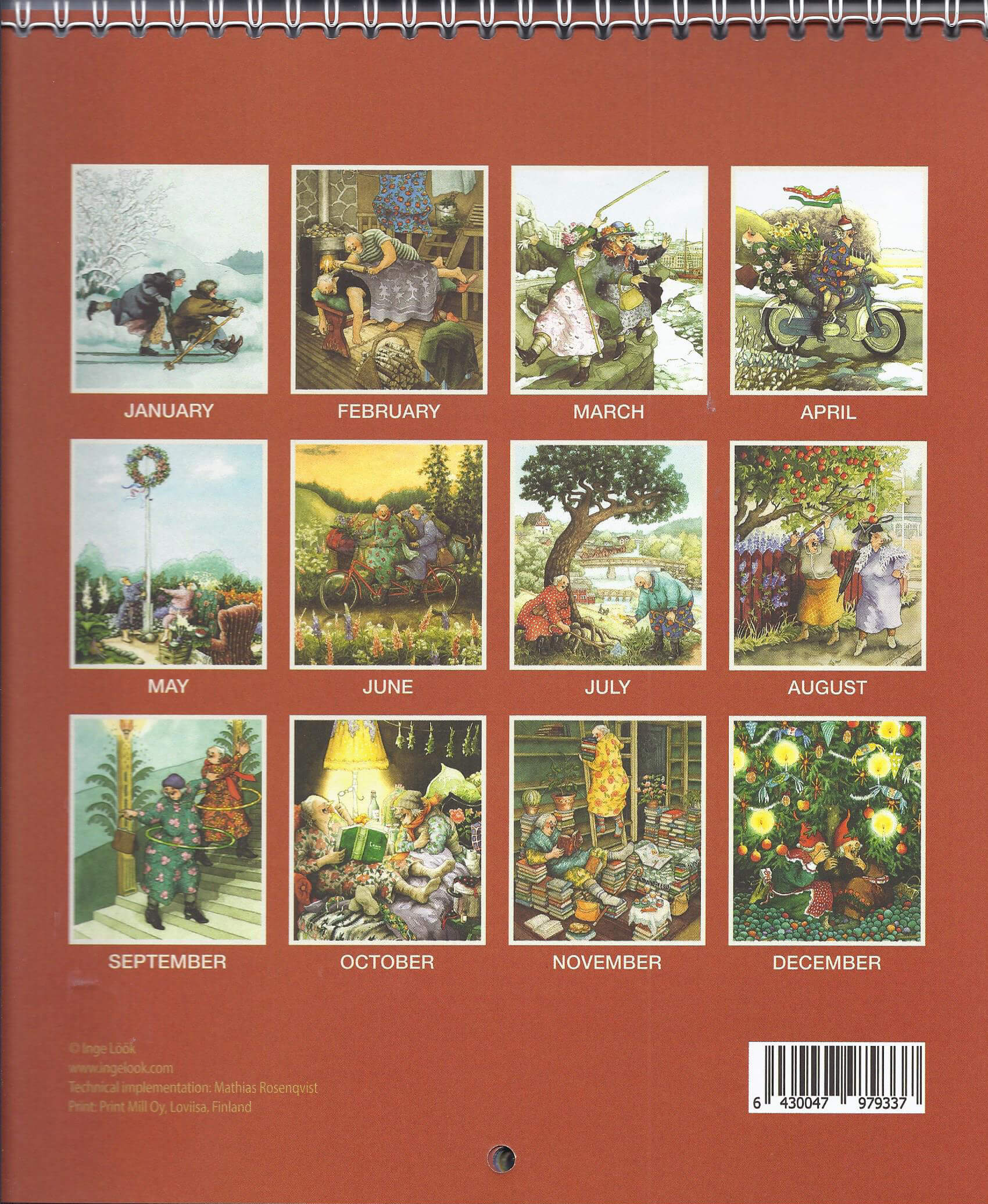 Inge Look calendar 2021 (English version,) - Afbeelding 2