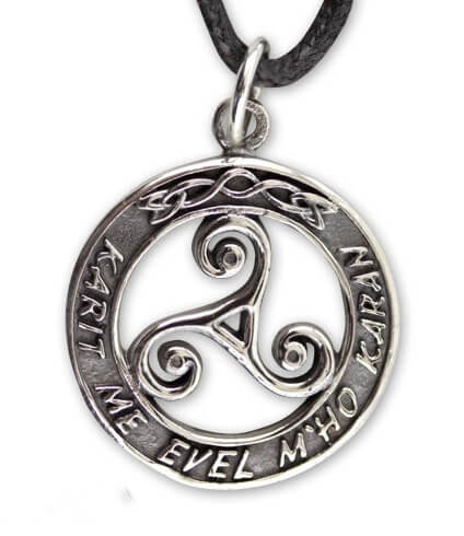 keltisch Triskelion 925 zilver Hanger